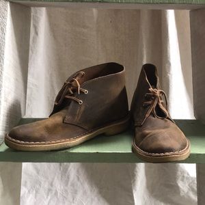 Clarks Original Desert Boots beeswax leather sz 10